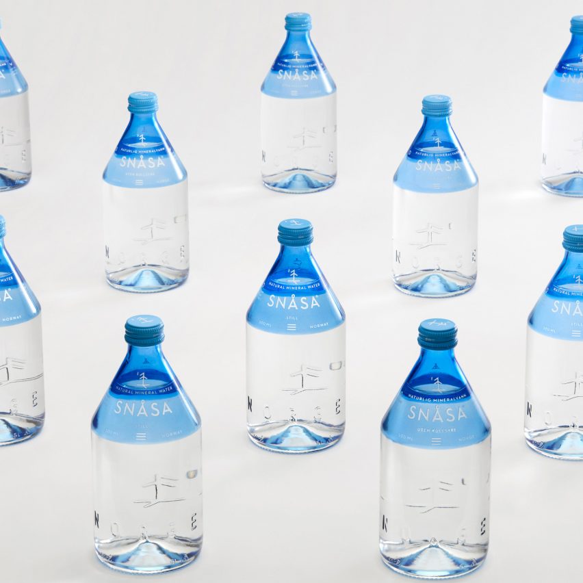 OlssønBarbieri designs Snåsa water bottle and visual identity