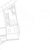 First floor plan of Two holiday residences in Fira by Kapsimalis Architects
