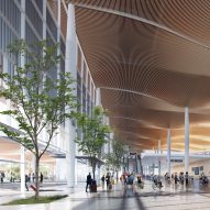 Visuals of Western Sydney International (Nancy-Bird Walton) Airport by Zaha Hadid Architects and Cox Architecture in Australia