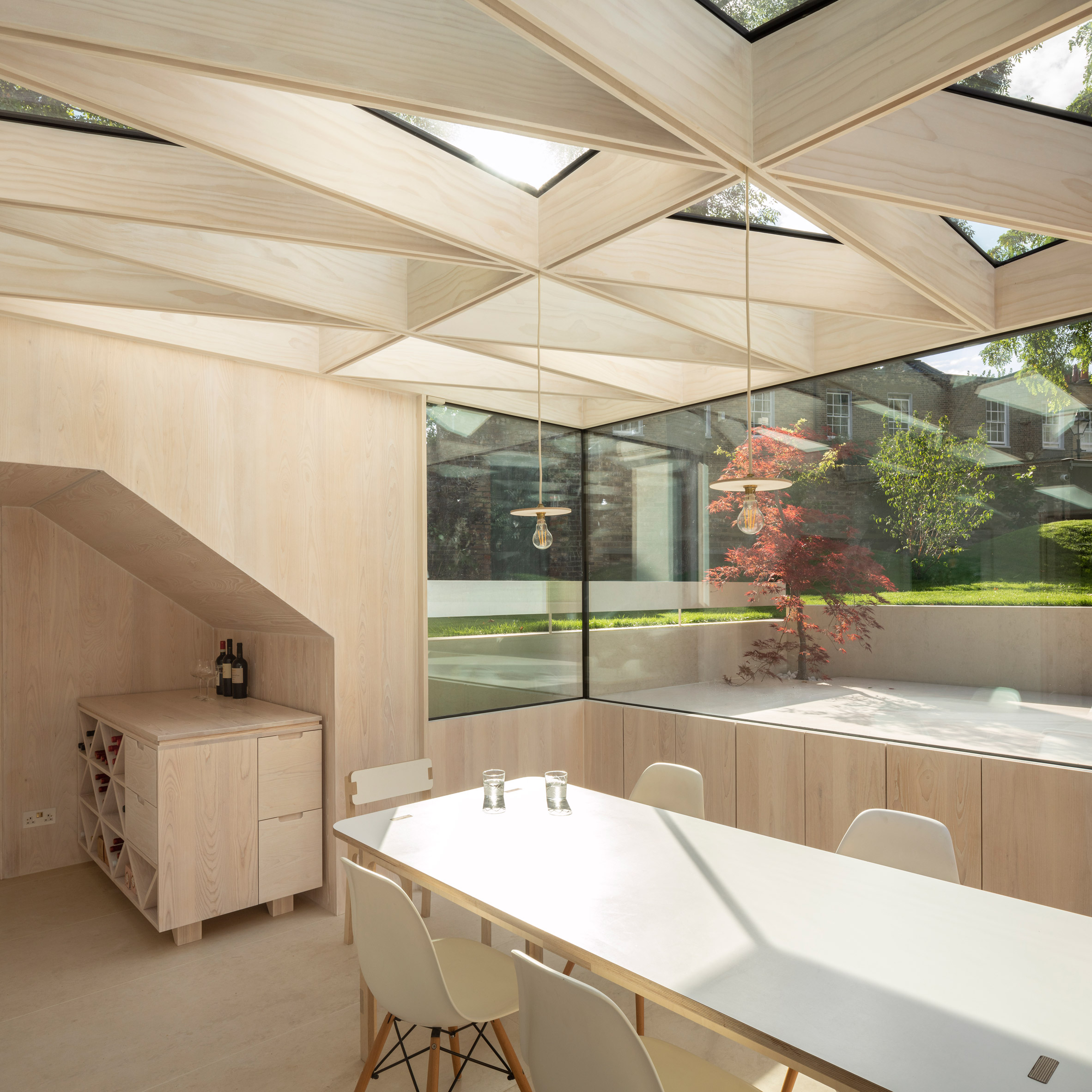 Wooden Roof by Tsurata Architects