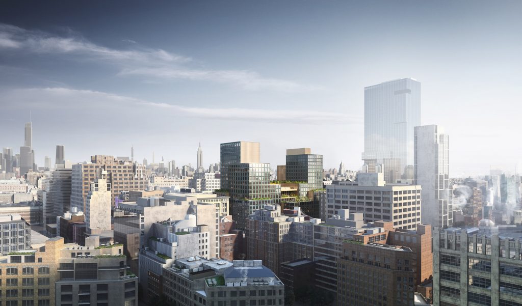 SOM To Create Disney Headquarters In New York City Covered In Green ...