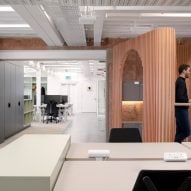 The Stoa & The Fora, Airbnb offices designed by Threefold Architects