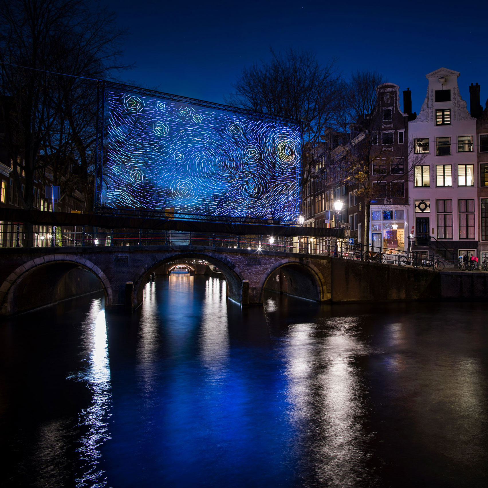 Amsterdam Light Festival Starry Night