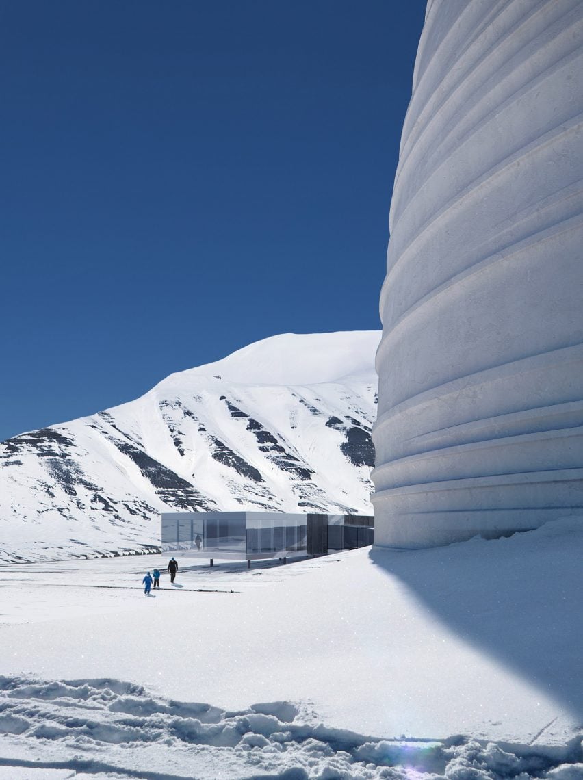 The Arc Visitor Center for Svalbard Global Seed Vault in Svalbard by Snøhetta