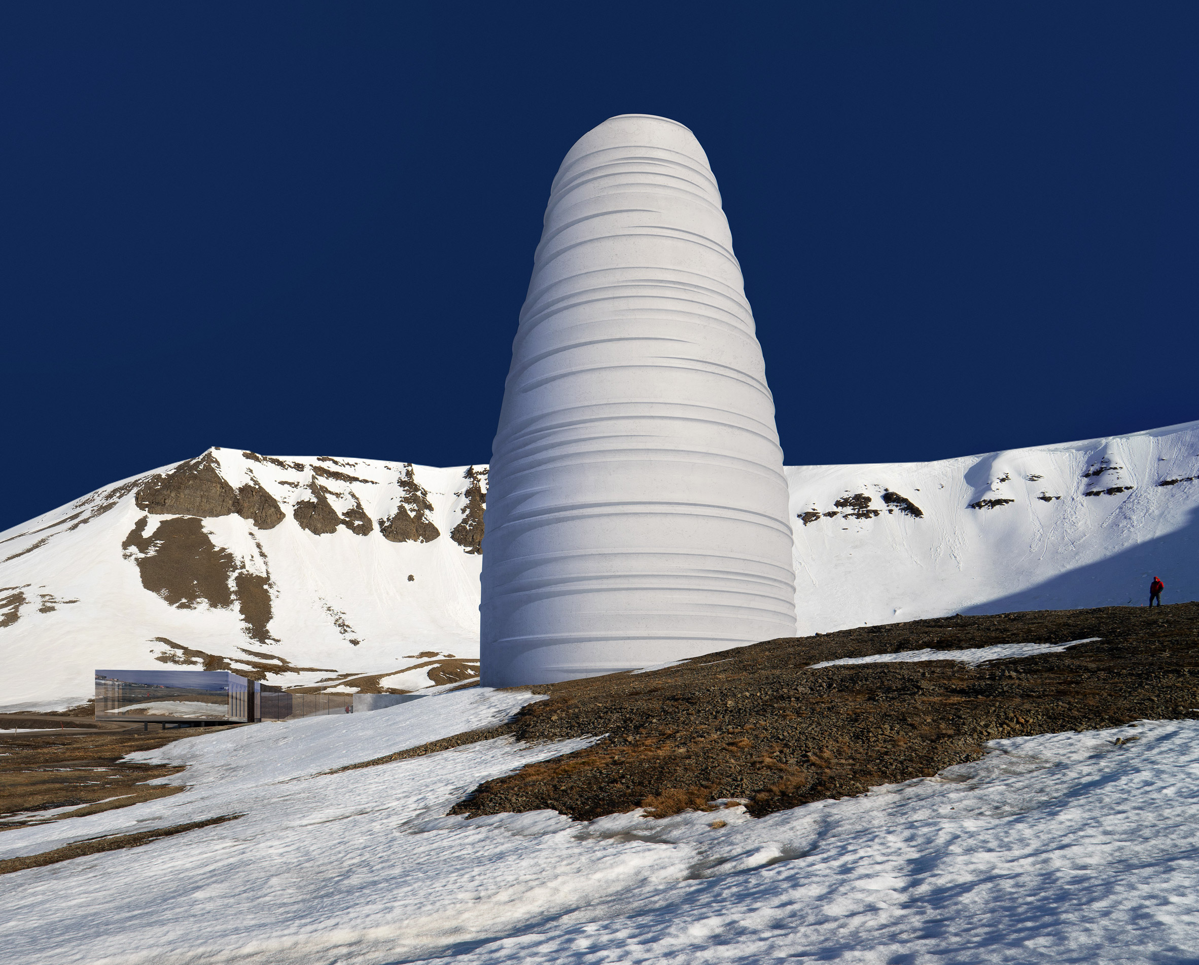 The Arc Visitor Center for Svalbard Global Seed Vault in Svalbard by Snøhetta
