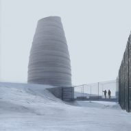 The Arc Visitor Center for Arctic Preservation Storage in Svalbard by Snøhetta