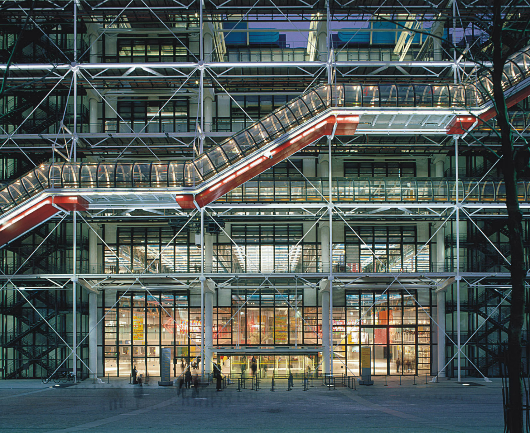 Centre Pompidou High Tech Architectures Inside Out Landmark 