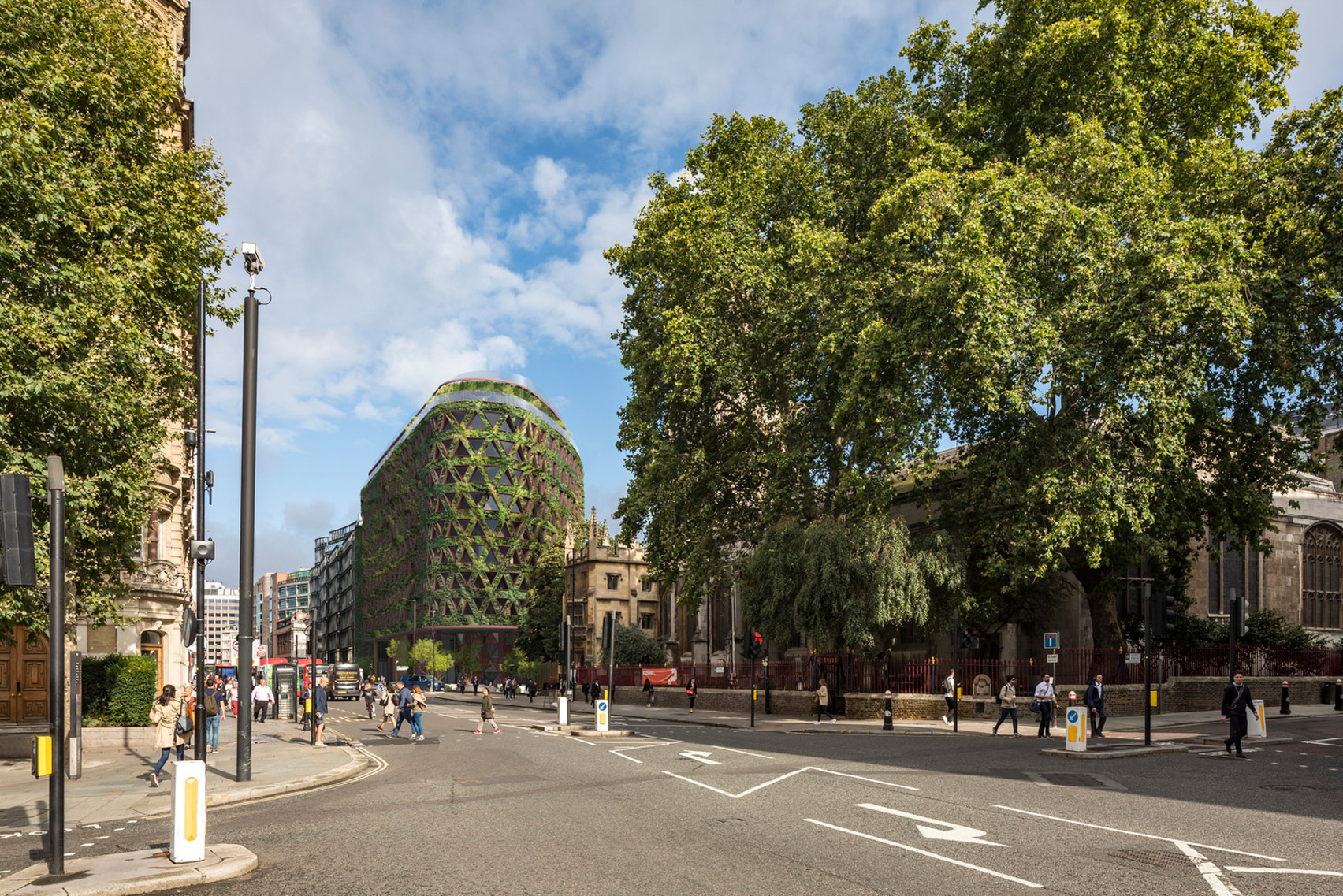 Citicape House with Europe's largest green wall in London by Sheppard Robson