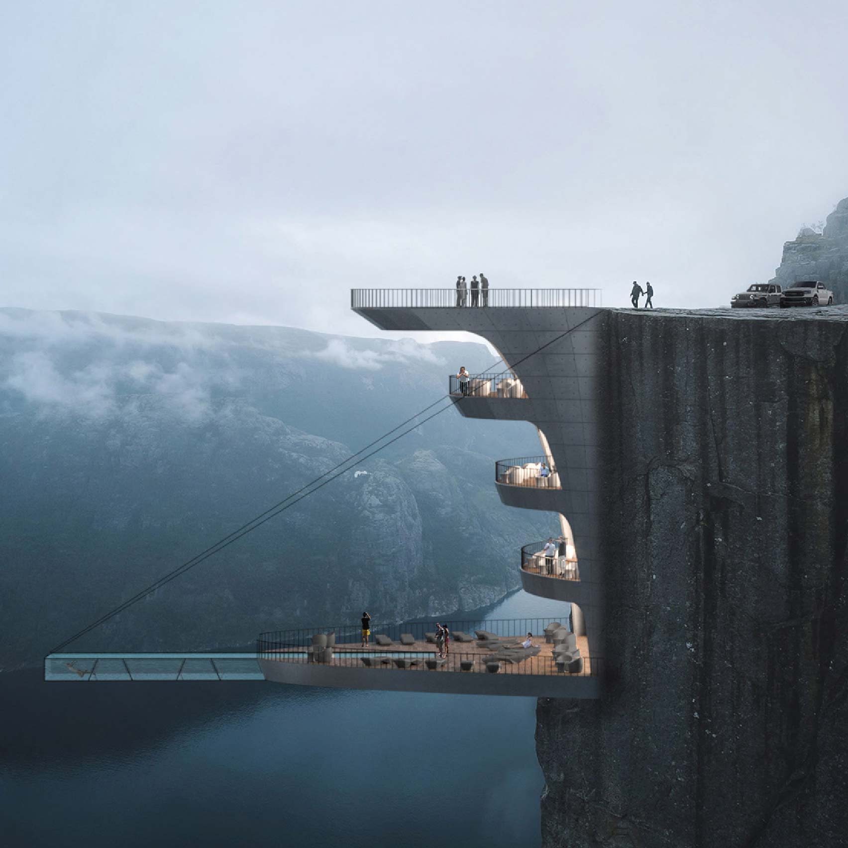 Preikestolen boutique hotel by Hayri Atak Architectural Design Studio