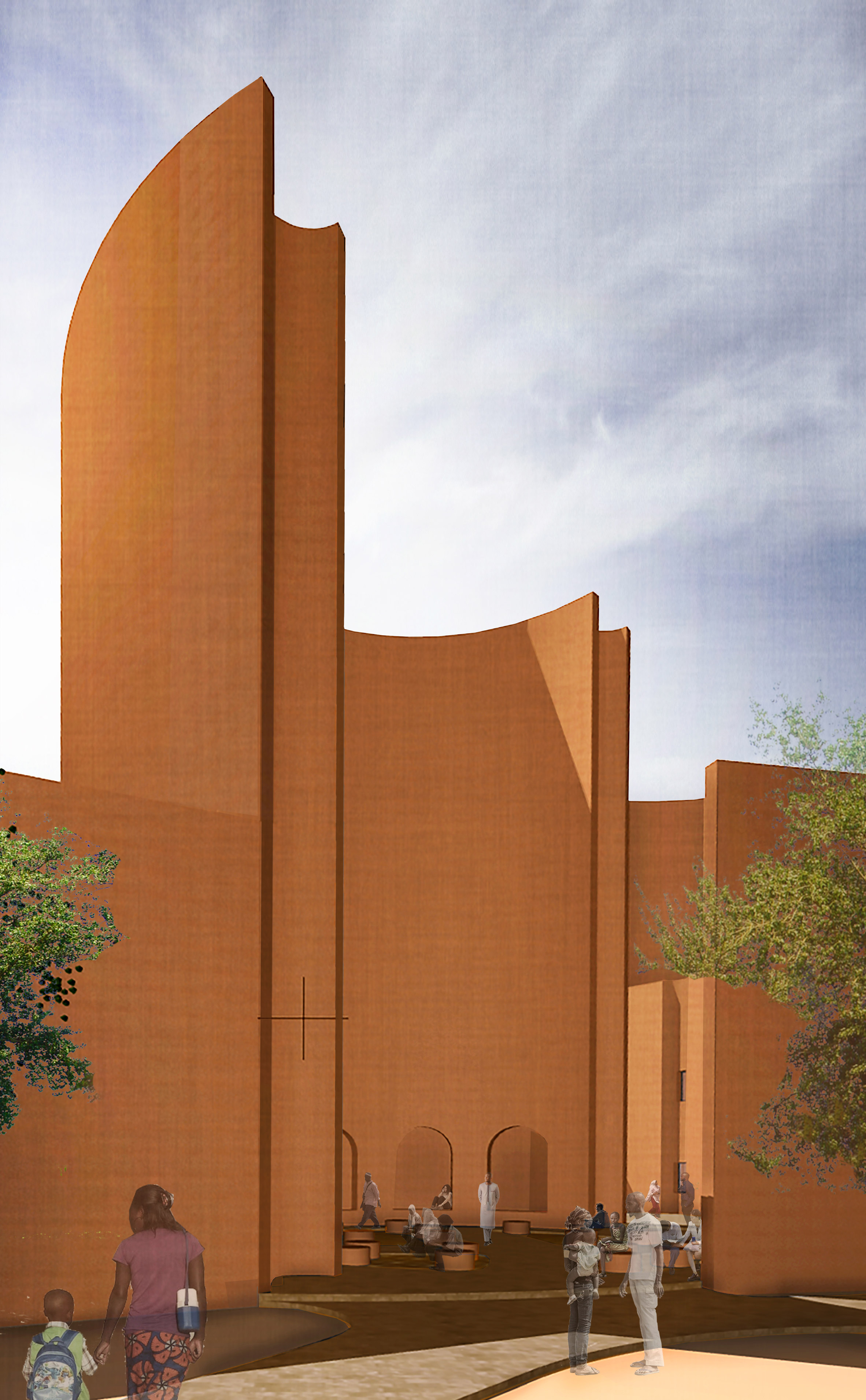 Niamey cultural centre by Mariam Kamara's studio Atelier Masomi in Niger