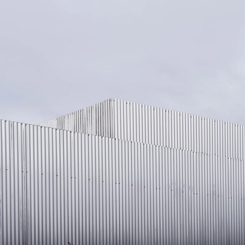 FREAKS wraps French warehouse conversion in corrugated steel