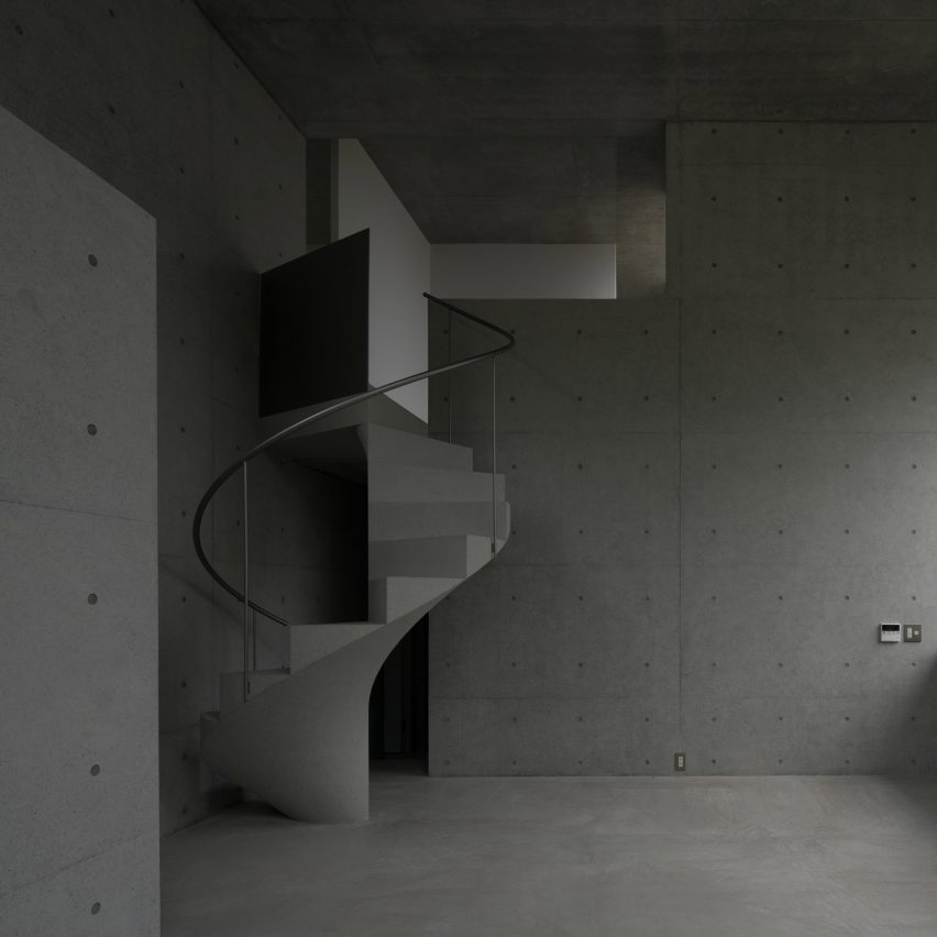Dezeen's top 10 staircases of 2019: House Ashiya, Japan, by Kazunori Fujimoto Architect & Associates