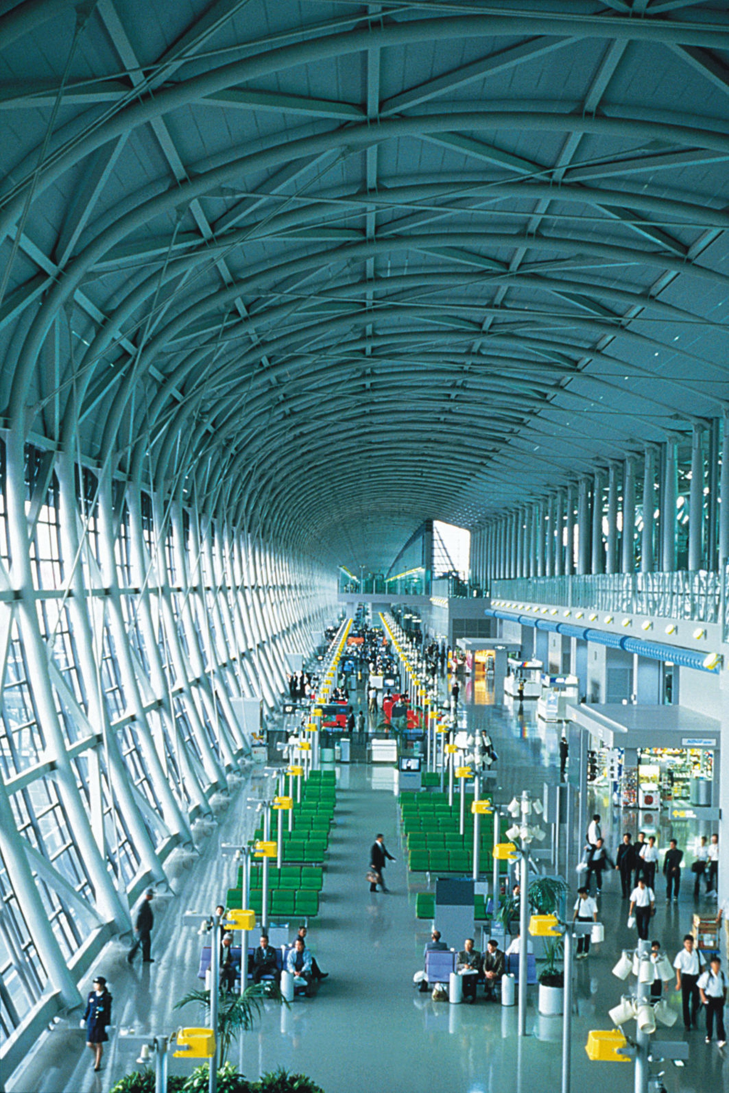 Renzo Pianos Kansai Airport Has A Mile Long High Tech Terminal Dr