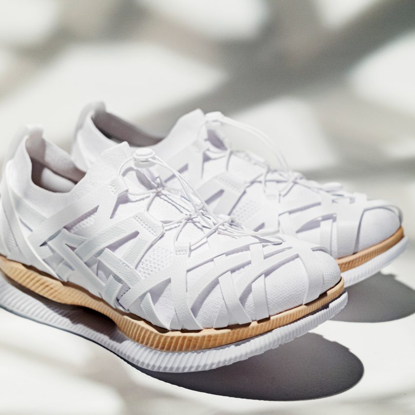 Kengo Kuma designs his first ever trainer for Asics