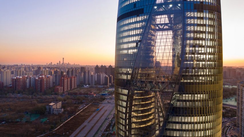 Leeza Soho tower by Zaha Hadid Architects in Beijing, China
