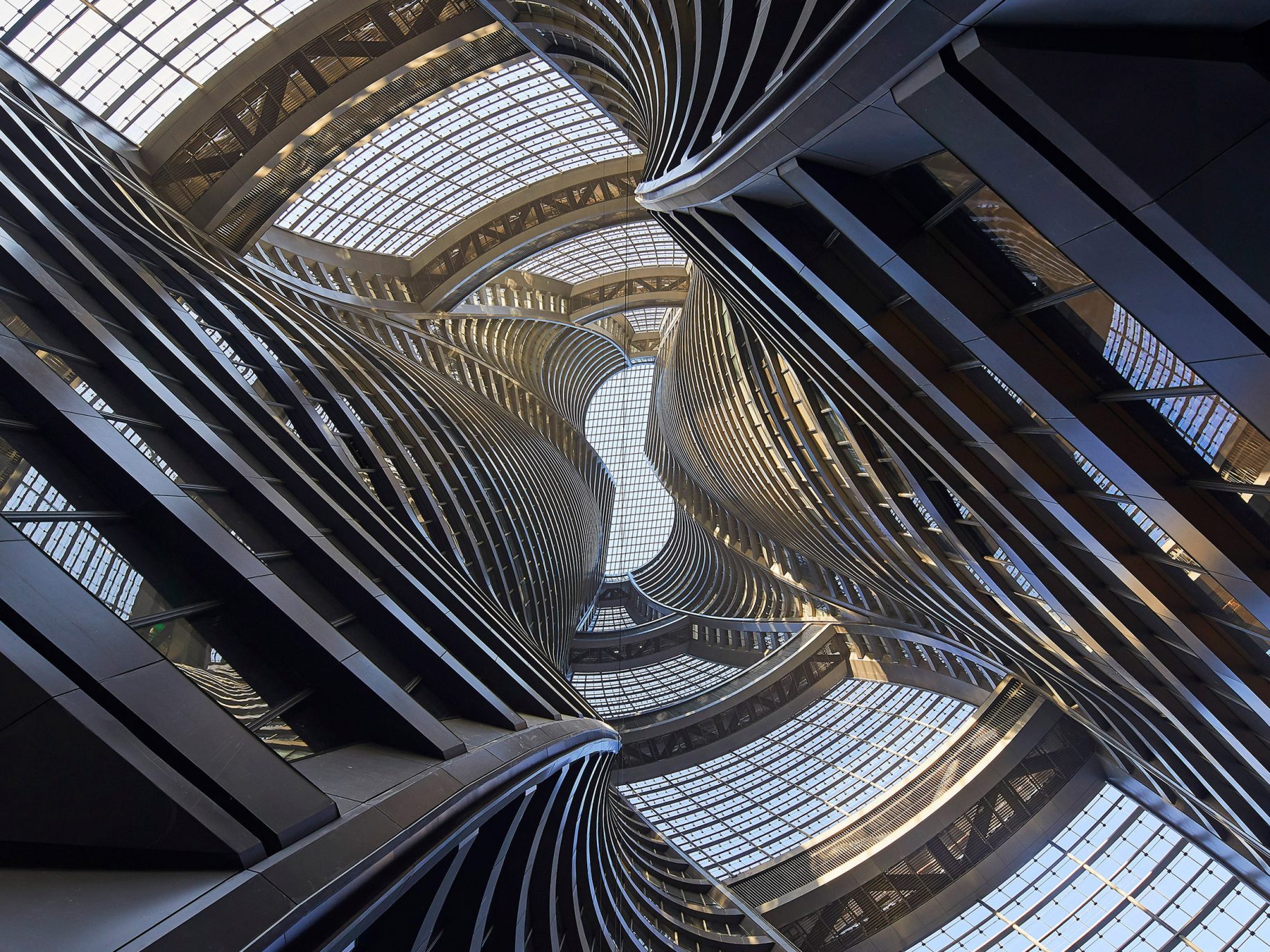 Leeza Soho tower by Zaha Hadid Architects in Beijing, China