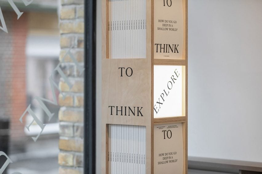 Made Thought shop in Seven Dials