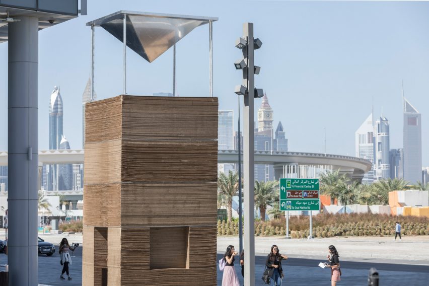MAS Architecture Studio's wind tower keeps visitors cool without air-conditioning