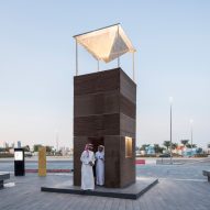 MAS Architecture Studio's wind tower keeps visitors cool without air-conditioning