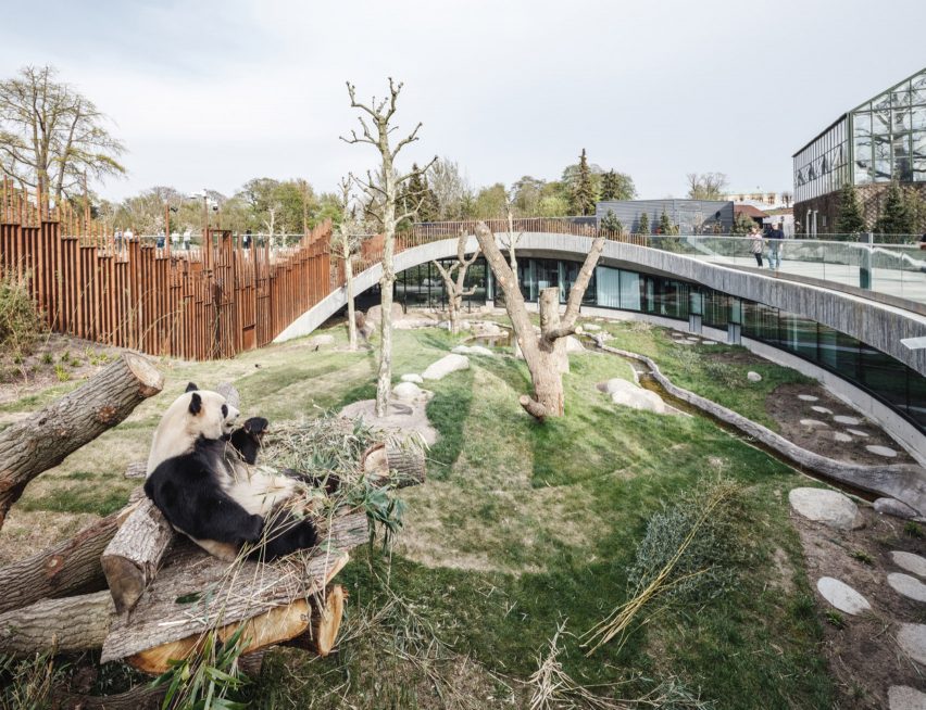 Panda House by BIG at Copenhagen Zoo