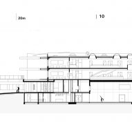 Section D-D of Pazdigrad Primary School by x3m