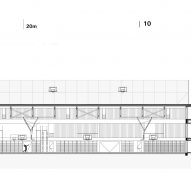 Section F-F of Pazdigrad Primary School by x3m