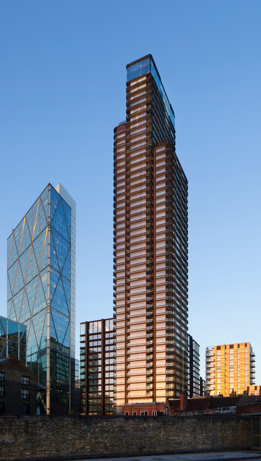 Principal Tower by Foster + Partners in Principal Place, London, UK