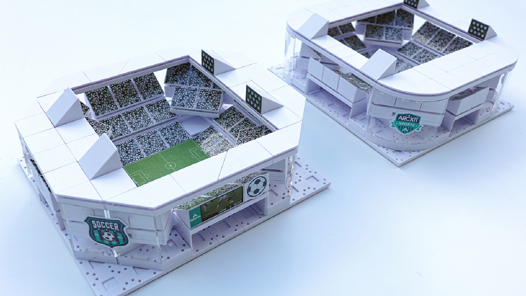 Check out this massive LEGO model of SoFi Stadium