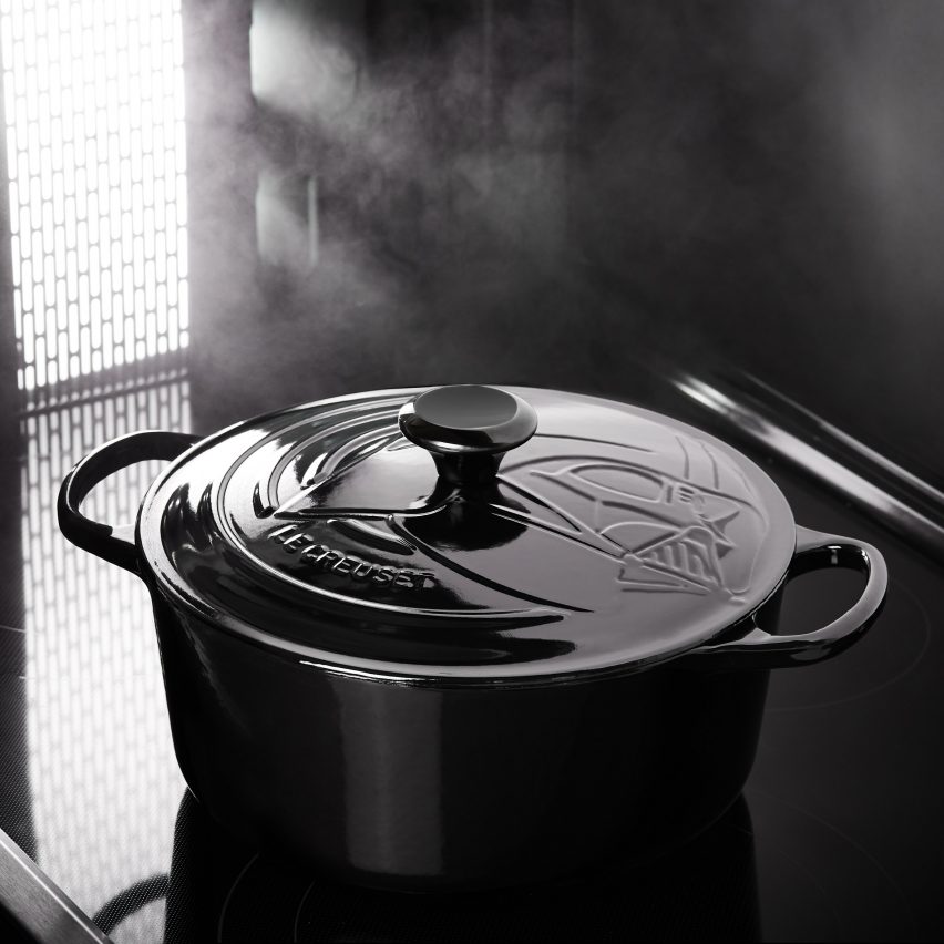 Star Wars kitchenware range with Le Creuset cookware includes Darth Vader Dutch oven
