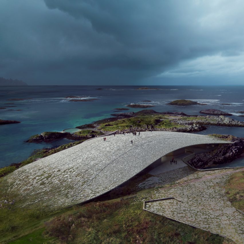 Dorte Mandrup's Arctic whale watching facility will "grow out of the landscape"