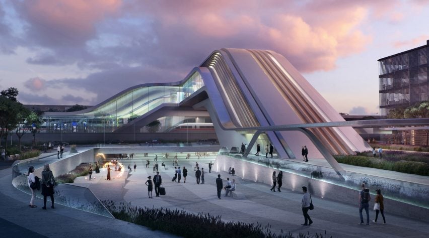 Ülemiste terminal by Zaha Hadid Architects and Esplan