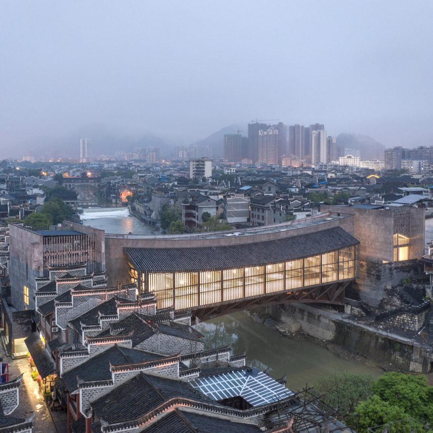 Dezeen's top 10 Chinese architecture projects of 2019: Jishou Art Museum, Jishou, by Atelier FCJZ