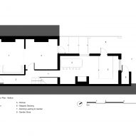 Previous existing ground floor plan of A Brockley Side London house extension and renovation by CAN