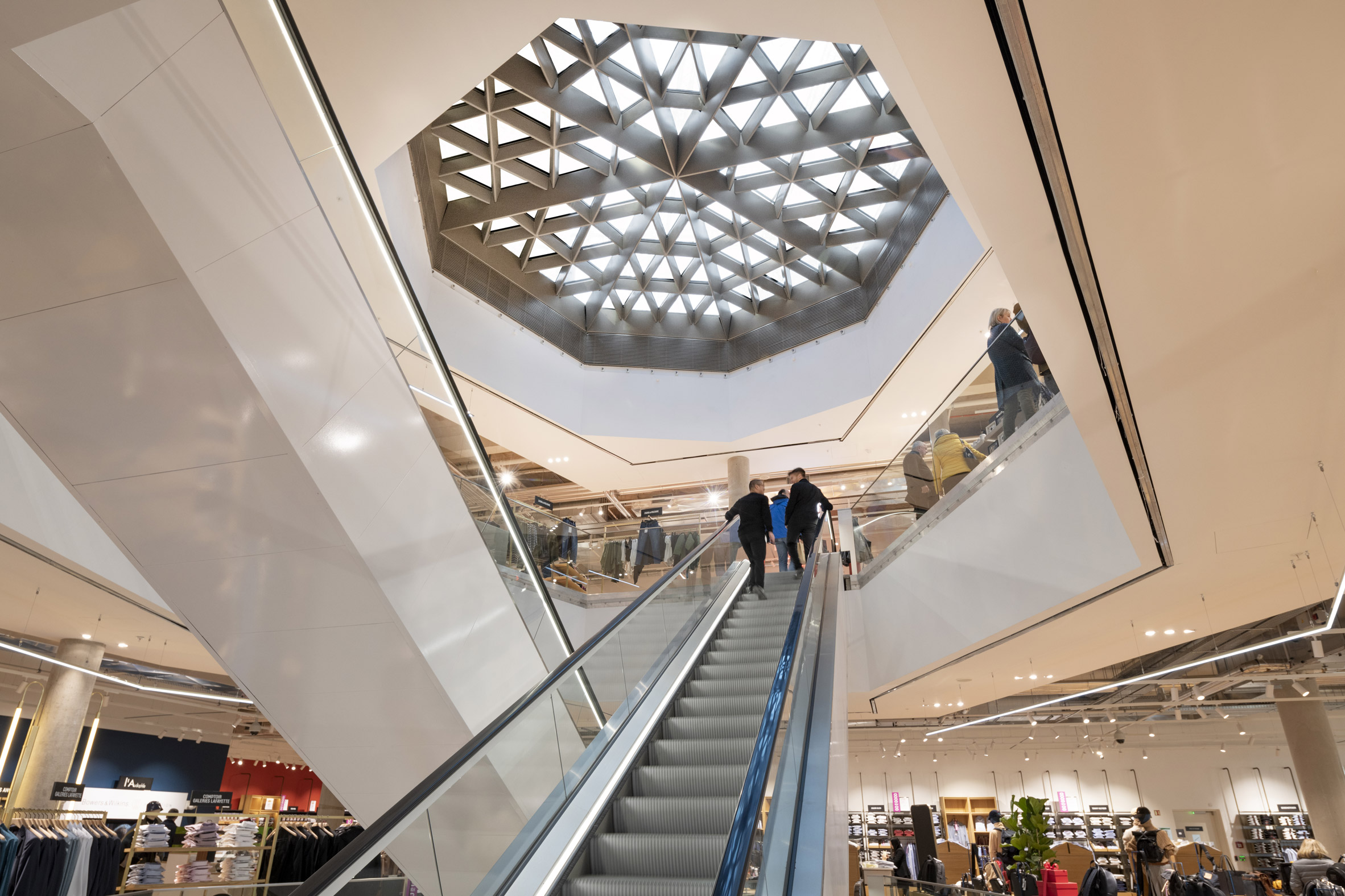Galeries Lafayette department store in Luxembourg by Foster + Partners