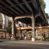 Heatherwick Studio unveils glass lobby joining High Line condos Lantern House