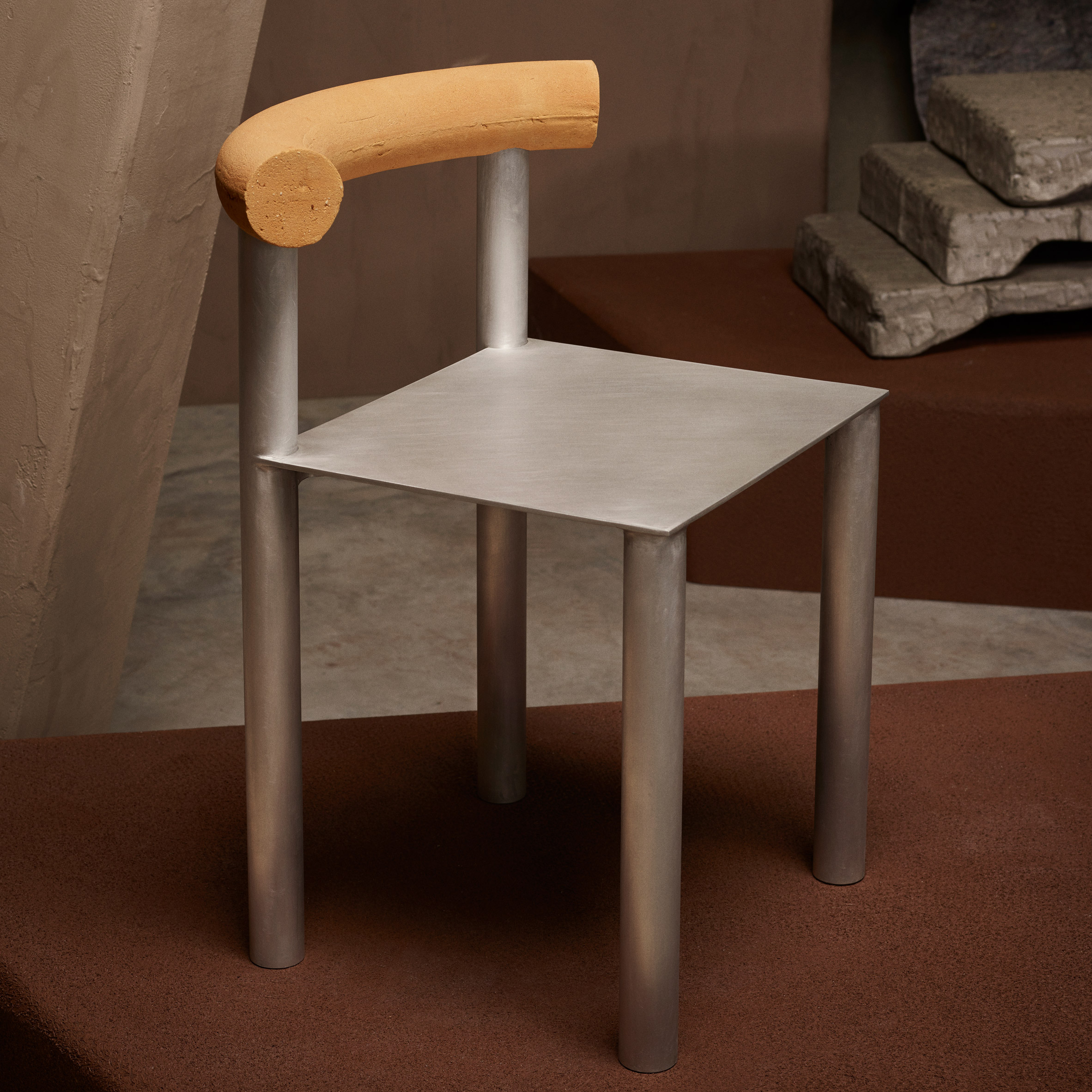 Brick's Reflection Chair by Linde Freya Tangelder of Destroyers/Builders