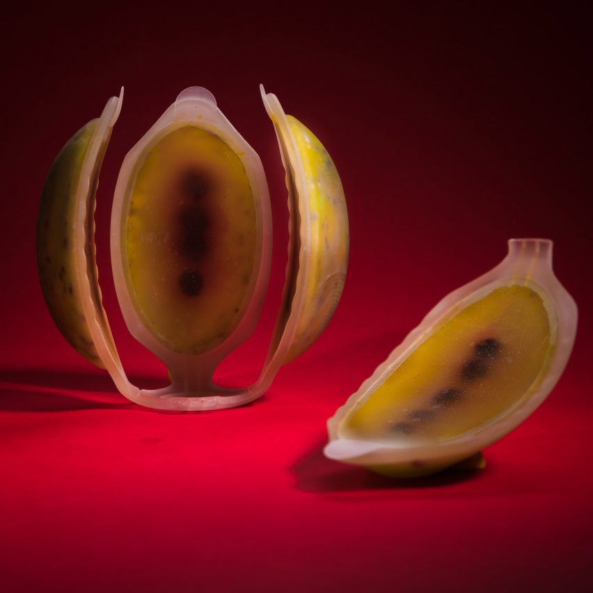 Meydan Levy creates 4D-printed artificial fruit filled with nutrients