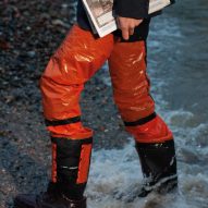 Nicholas Bennett designs flood-proof commuter suit for rising sea-levels