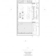 Ground floor plan of Sky House by MIA Design Studio