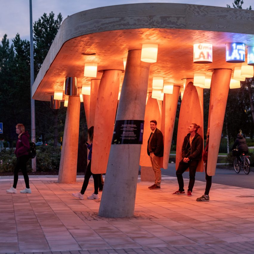 Station of Being is an interactive Arctic bus stop