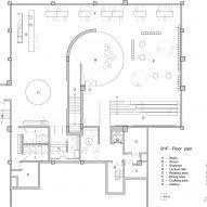 TEA Community Centre by Waterfrom Design first floor plan