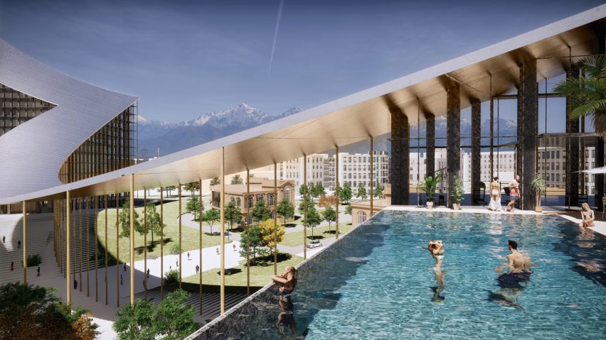 The Portico for CityLife in Milan by BIG