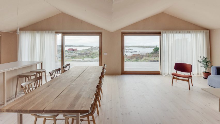 Studio Holmberg Designs Pine Clad Holiday Home On Swedish Island