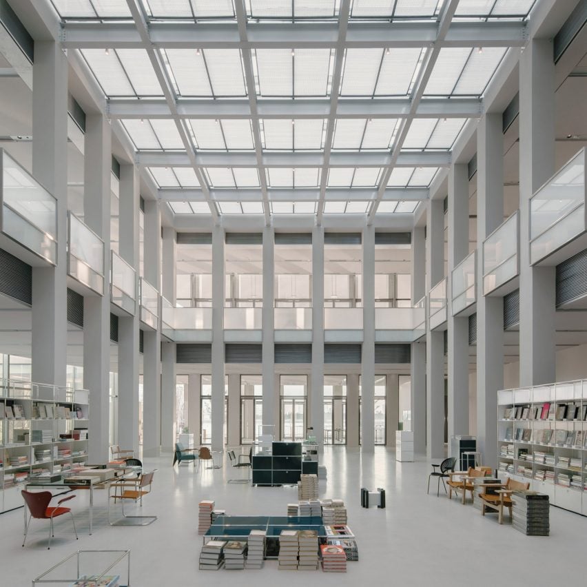 Dezeen's top 10 Chinese architecture projects of 2019: West Bund Museum, Shanghai, by David Chipperfield Architects
