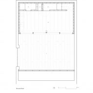 Ground floor plan of Windsor Road outbuilding house by Russell Jones