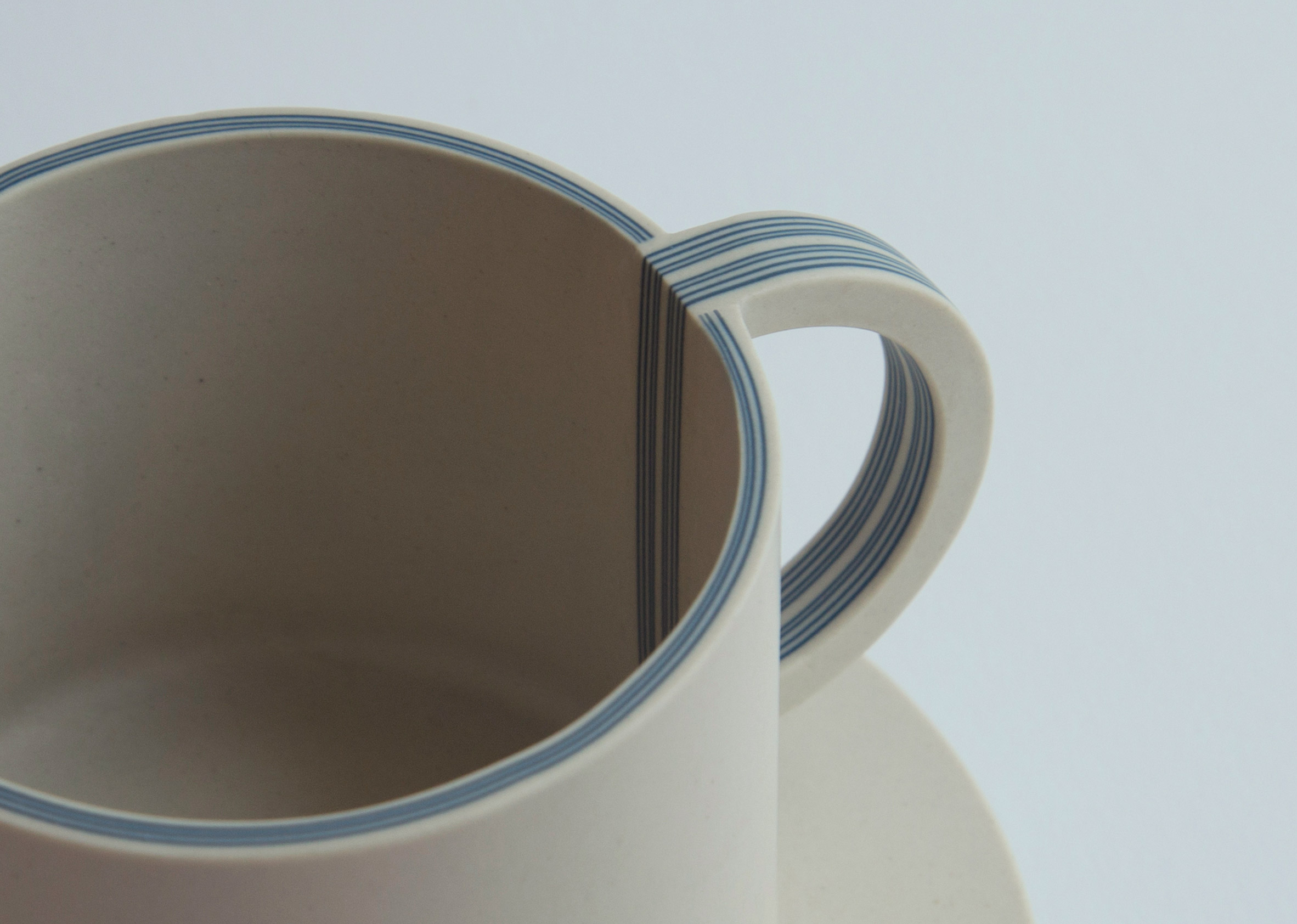 Yuting Chang turns blue-and-white porcelain inside out to make tableware