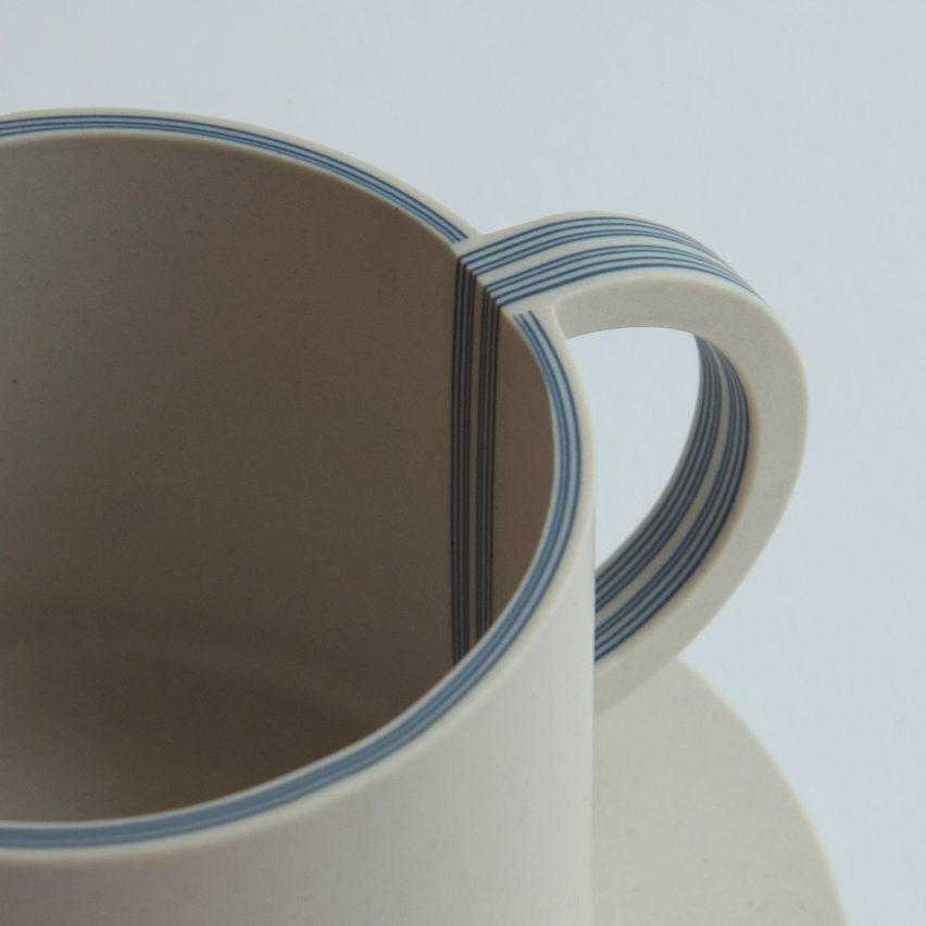 Yuting Chang turns blue-and-white porcelain inside out for tableware collection