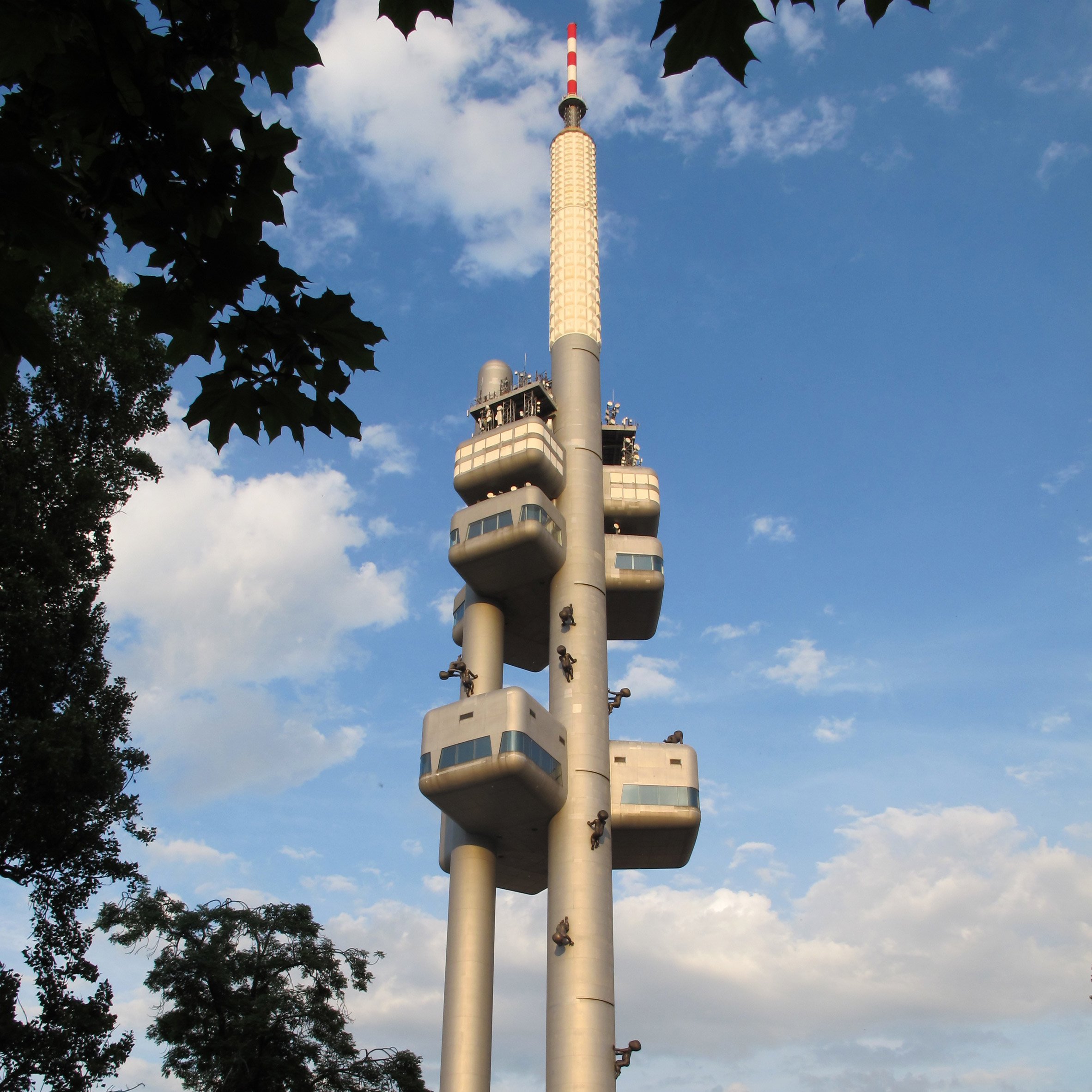 Žižkov Television Tower by Václav Aulický and Jiří Kozák