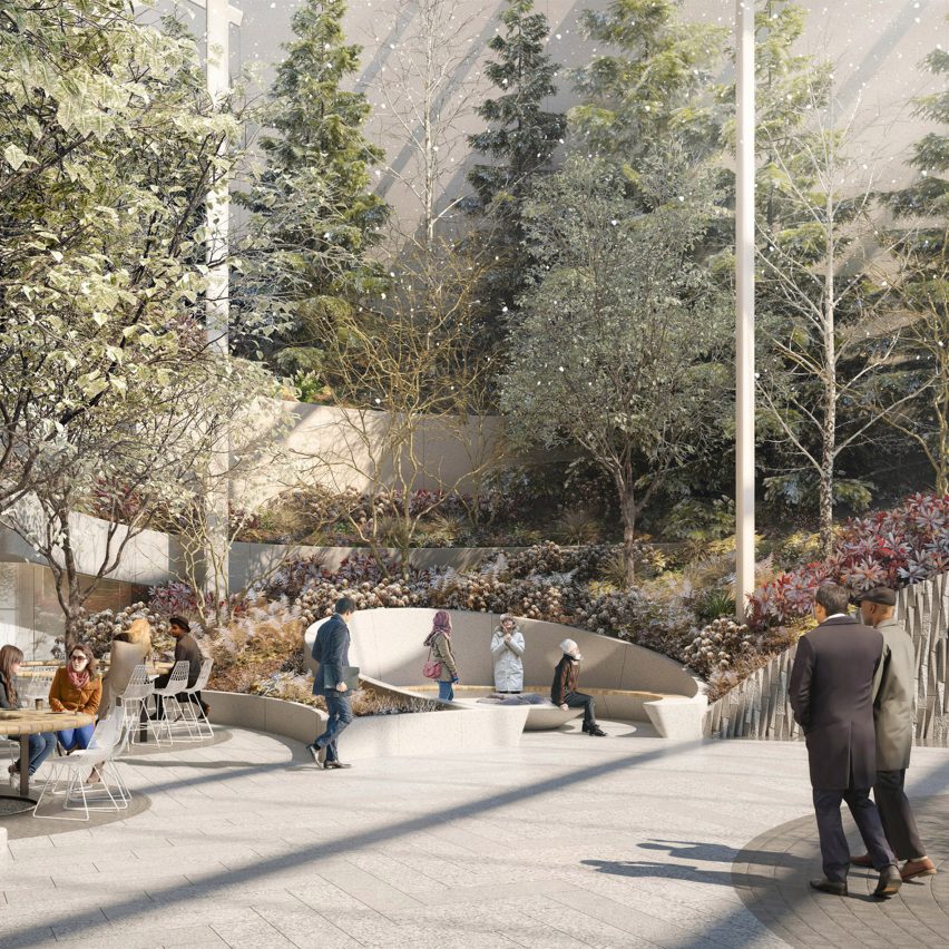 Snøhetta gets go ahead for public garden at Phillip Johnson's AT&T building