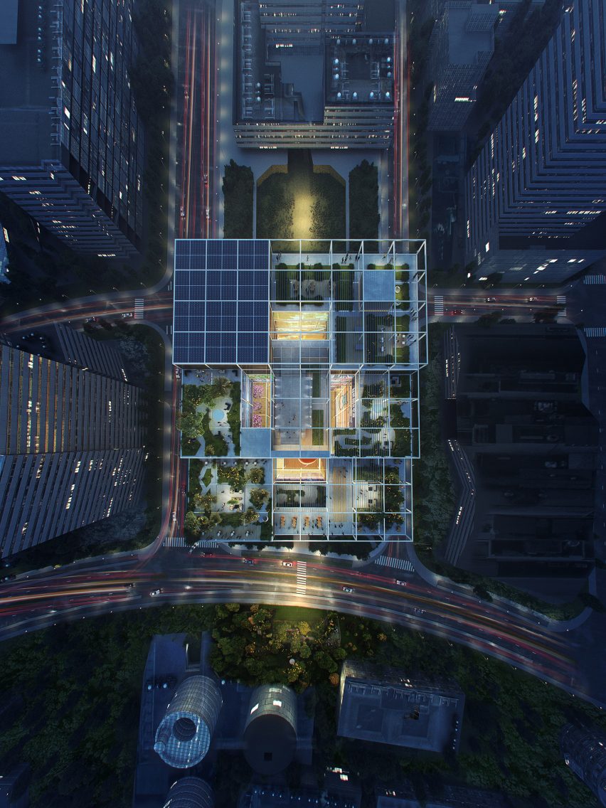 Alibaba Shanghai headquarters proposal by Foster + Partners